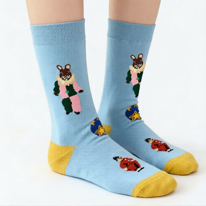 Verspielte Osterhasen-Socken (3 Paar) - image 2