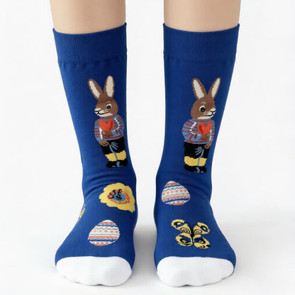 Verspielte Osterhasen-Socken (3 Paar) - image 3