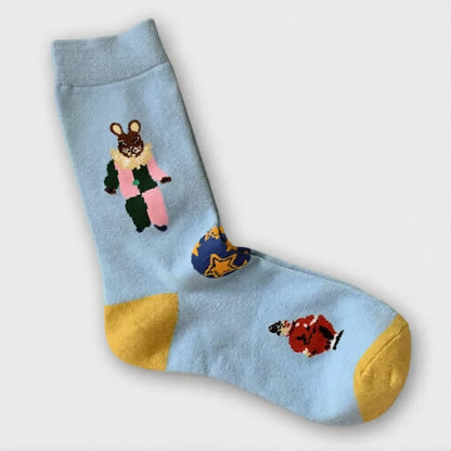 Verspielte Osterhasen-Socken (3 Paar) - image 5