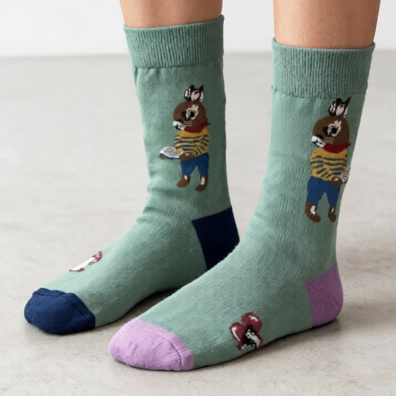 Osterhasen-Viertel-Socken (3 Paar) - image 2
