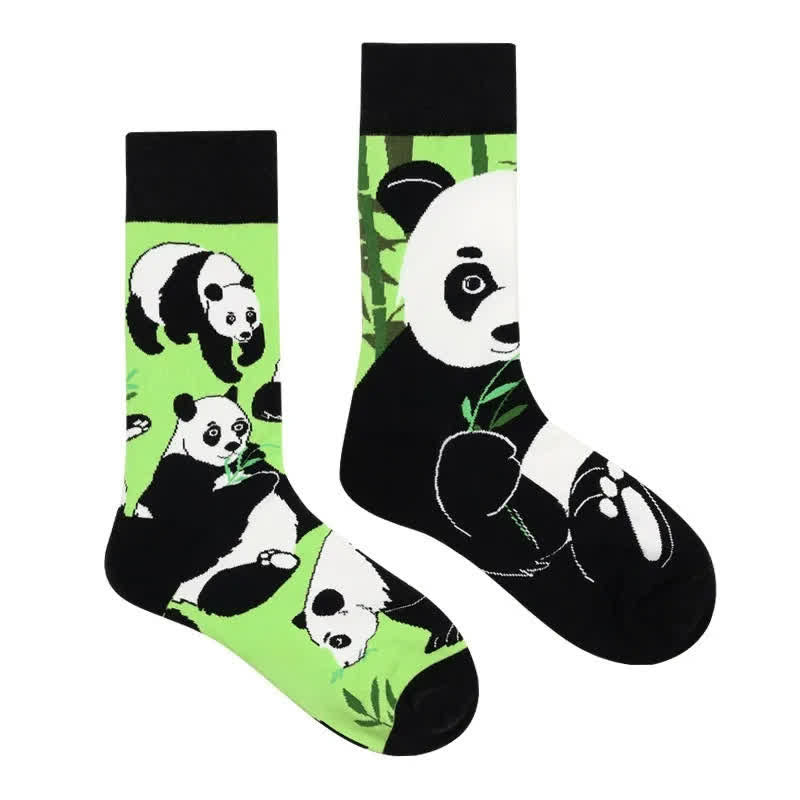 Panda-Cartoon-Socken - image 1