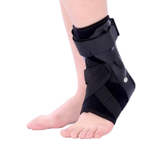 Airbag-Fußstütze zum Schutz der Knöchelbandage - Schwarz - Links - XL - image 0
