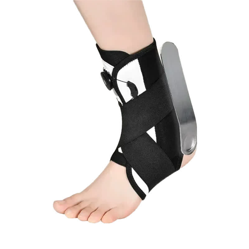 Verstellbare Fußstütze aus Aluminiumplatte, Knöchelbandage - Weiß - M - image 1