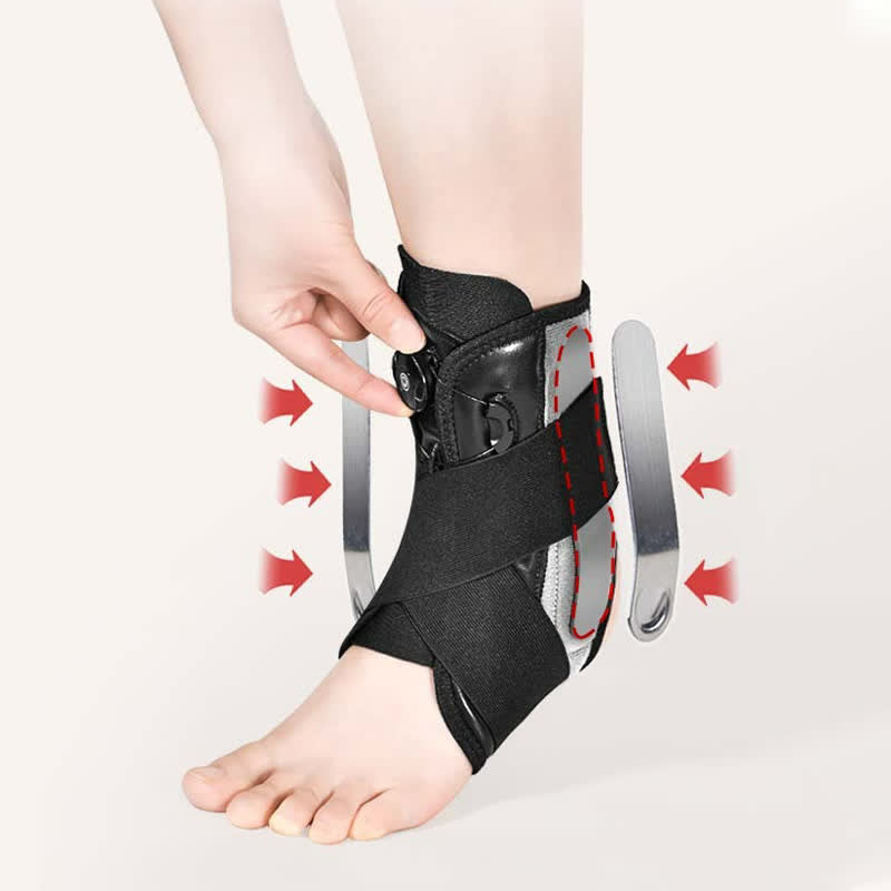 Verstellbare Fußstütze aus Aluminiumplatte, Knöchelbandage - image 3