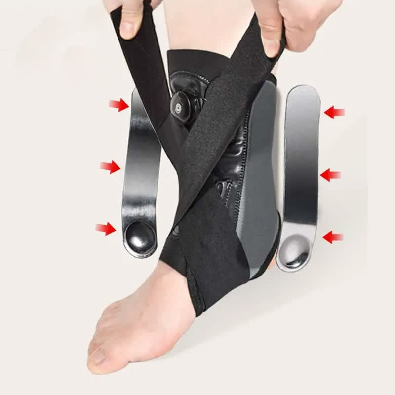 Verstellbare Fußstütze aus Aluminiumplatte, Knöchelbandage - image 4