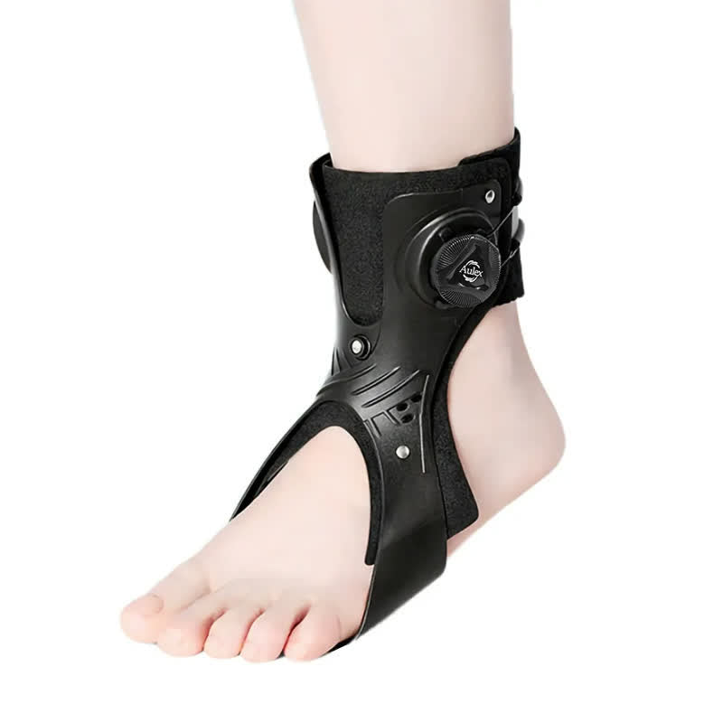 Tragbare Airbag-Fußstütze zum Schutz der Knöchel - Schwarz - Links - XL - image 1