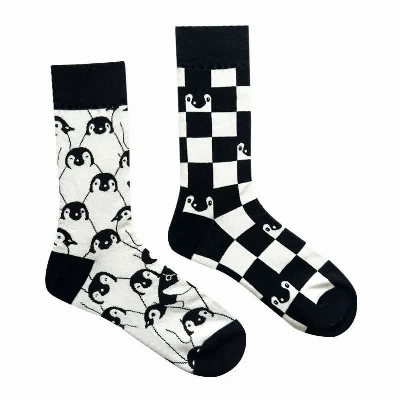 Pinguin-Cartoon-Viertel-Socken - image 1