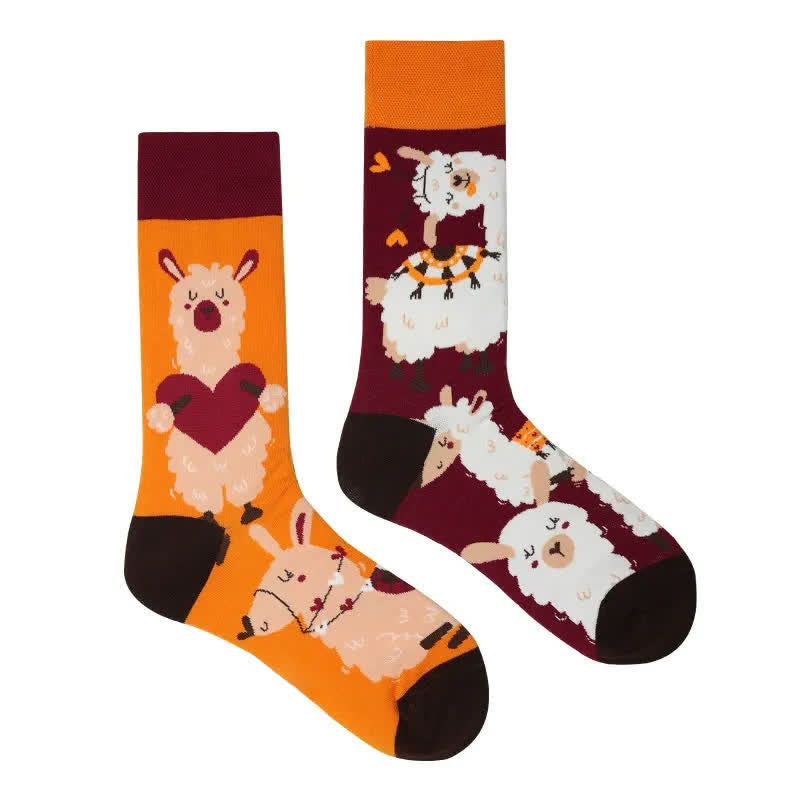 Verspielte Alpaka-Viertelsocken - image 1