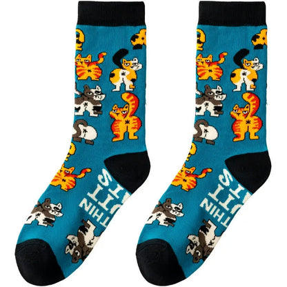 Viertelsocken mit lustigen Tiermustern (3 Paar) - image 1