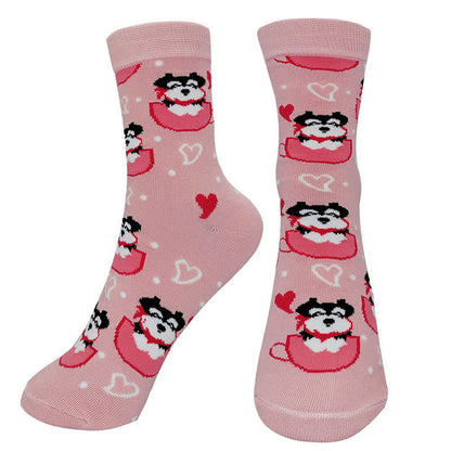 Niedliche, bunte Hunde-Viertelsocken (4 Paar) - image 4