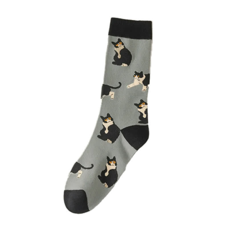 Niedliche Katzen-Socken (5 Paar) - image 3