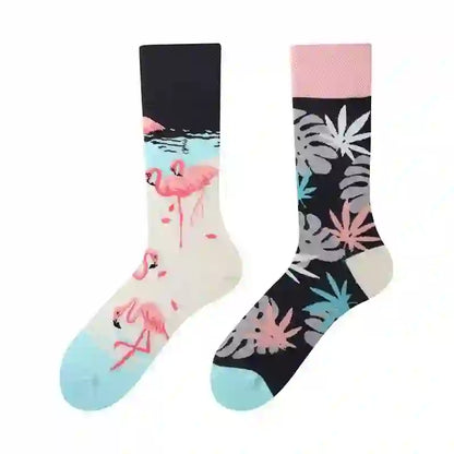 Flamingo Tropical Viertel Socken - image 1