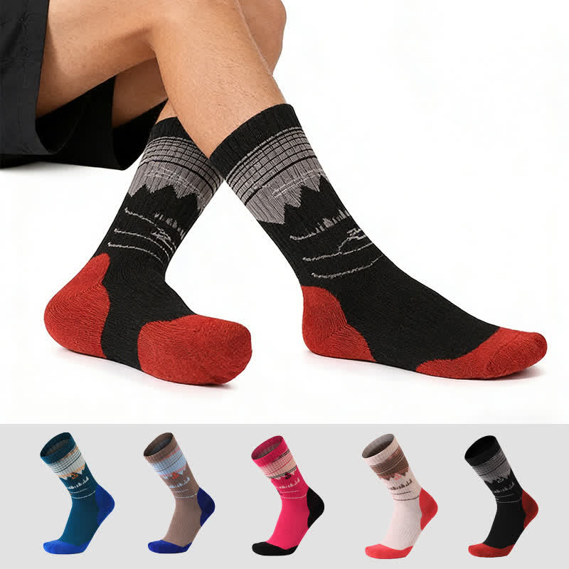 Wollgepolsterte Viertel-Wandersocken - image 0
