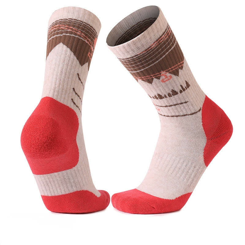 Wollgepolsterte Viertel-Wandersocken - Weiß - EU35-39 (US2-6) - image 3