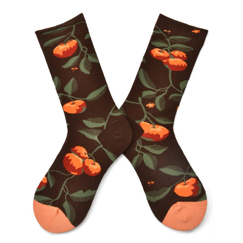 Vintage Countryside Viertelsocken (3 Paar) - Orange - EU35-42 (US2-8,5) - image 5