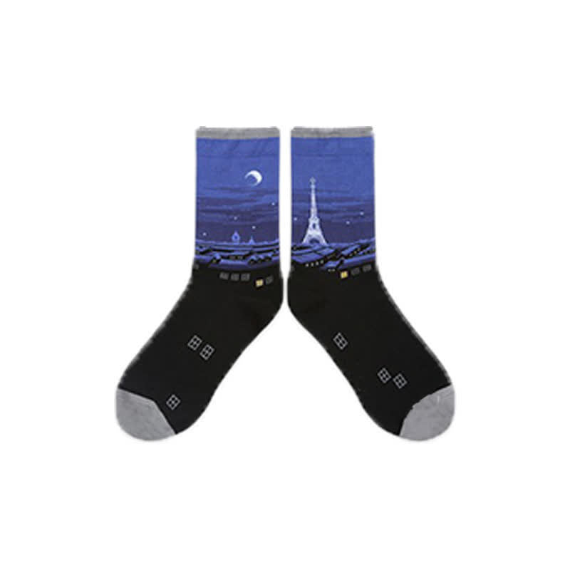 Castle Sunset Quarter Socken (3 Paar) - Grau - EU35-40 (US2-7) - image 11