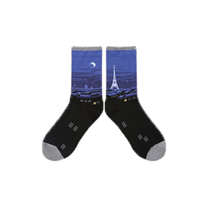 Castle Sunset Quarter Socken (3 Paar) - Grau - EU35-40 (US2-7) - image 11