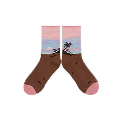 Castle Sunset Quarter Socken (3 Paar) - Rosa - EU35-40 (US2-7) - image 8