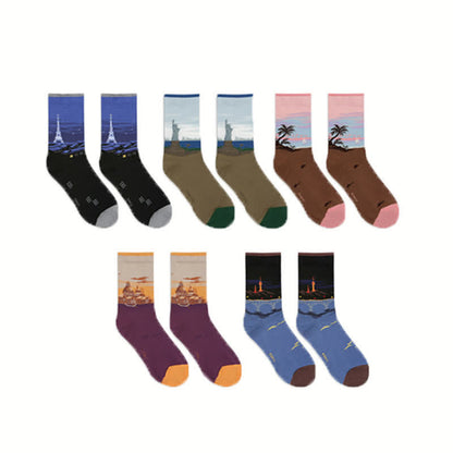 Castle Sunset Quarter Socken (3 Paar) - image 6