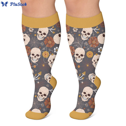 Kompressionsstrümpfe der Skull-Serie in Übergröße - image 5