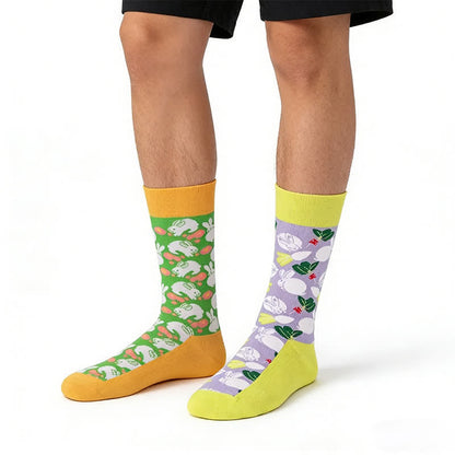 Niedliche Hasen-Laufsocken - Grün - EU35-43 (US2-9) - image 0
