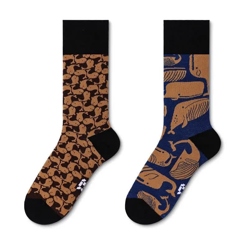Cartoon-Wal-Viertel-Socken - image 1