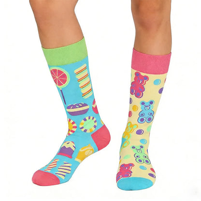 Bunte Candy Bear Viertel Socken - Blau - EU36-43 (US3-9) - image 0