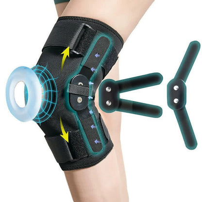 Kniebandage mit Scharnier aus Neopren zur Unterstützung der Kniescheibe - image 1