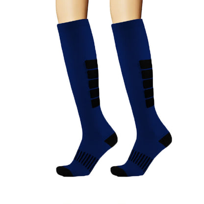Bold Block Sport Kompressionsstrümpfe (6 Paar) - Blau - L/XL - image 8
