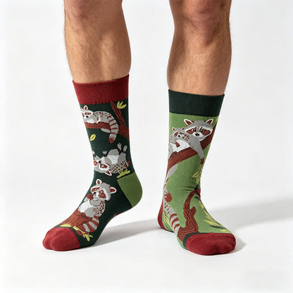 Waldwaschbär-Viertel-Socken - Braun - EU36-43 (US3-9) - image 0