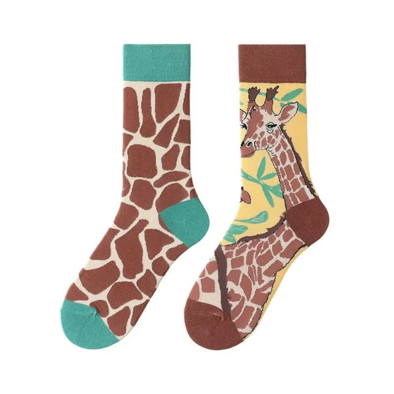 Verspielte Giraffe Viertel-Socken - image 1