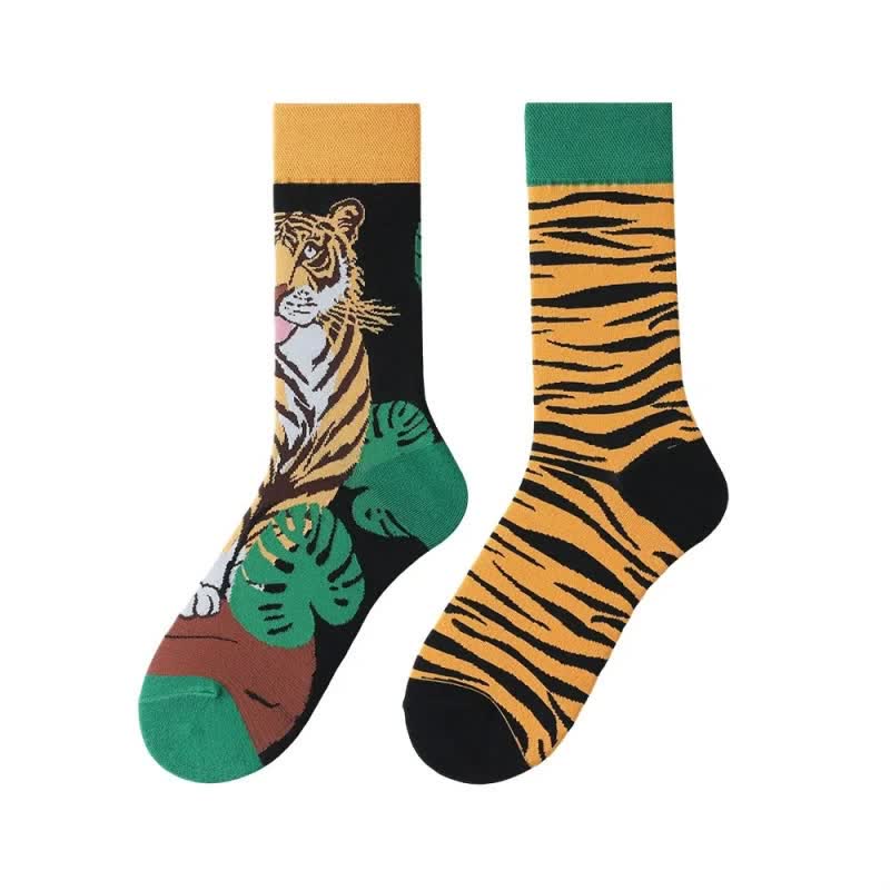 Forest Tiger Viertel Socken - image 1