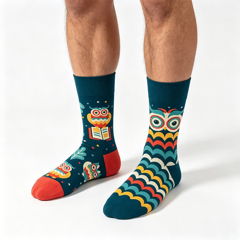 Nachteulen-Viertel-Socken - Grün - EU35-43 (US2-9) - image 0