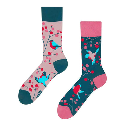 Cartoon-Süße-Vogel-Viertel-Socken - image 1