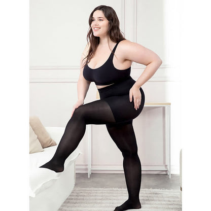 40D Damen Reißfeste Formende Strumpfhose in Übergröße (3 Paar) - image 4