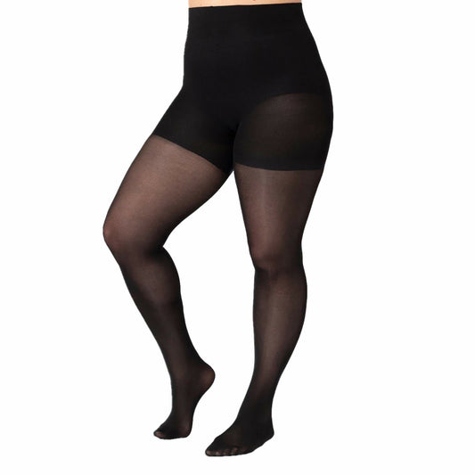 40D Damen Reißfeste Formende Strumpfhose in Übergröße (3 Paar) - image 0