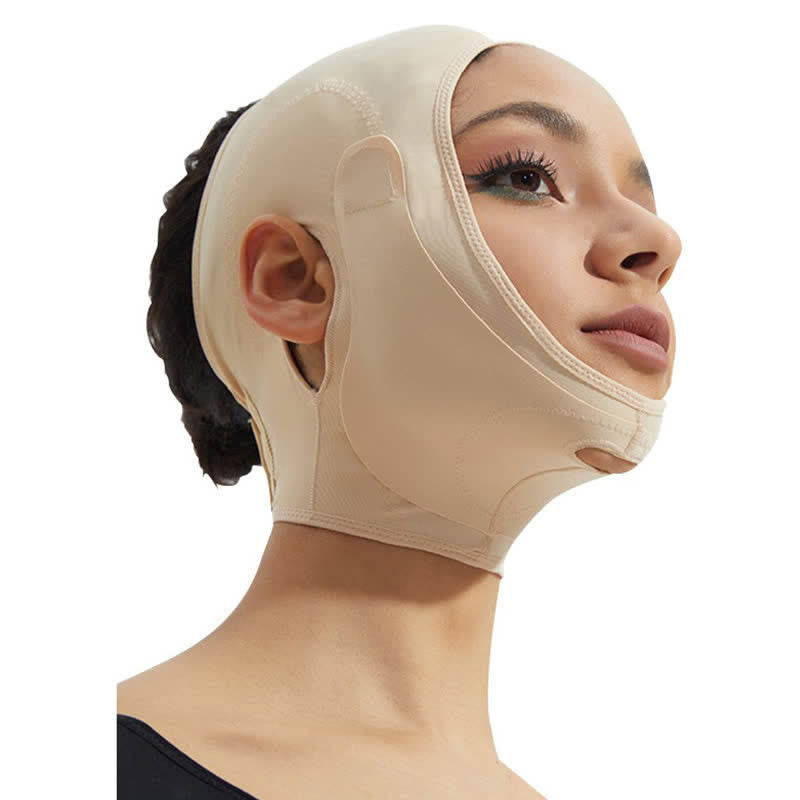 Kompressionskopfbedeckung zur Gesichtsmodellierung nach der Operation - image 2