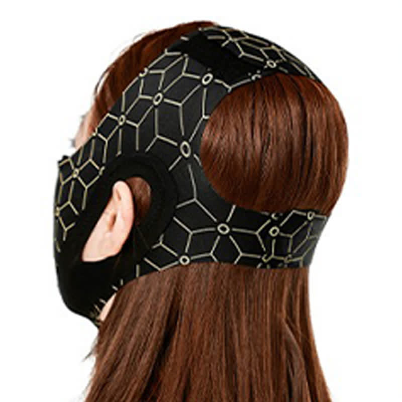 Schwarze und goldene Doppelschicht-Gesichtsmaske (3er-Pack) - image 3