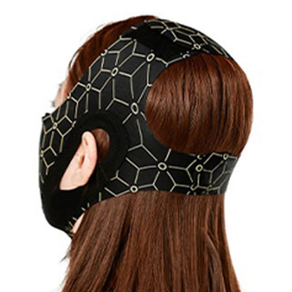 Schwarze und goldene Doppelschicht-Gesichtsmaske (3er-Pack) - image 3