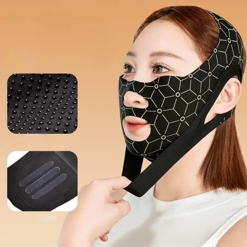Schwarze und goldene Doppelschicht-Gesichtsmaske (3er-Pack) - image 7