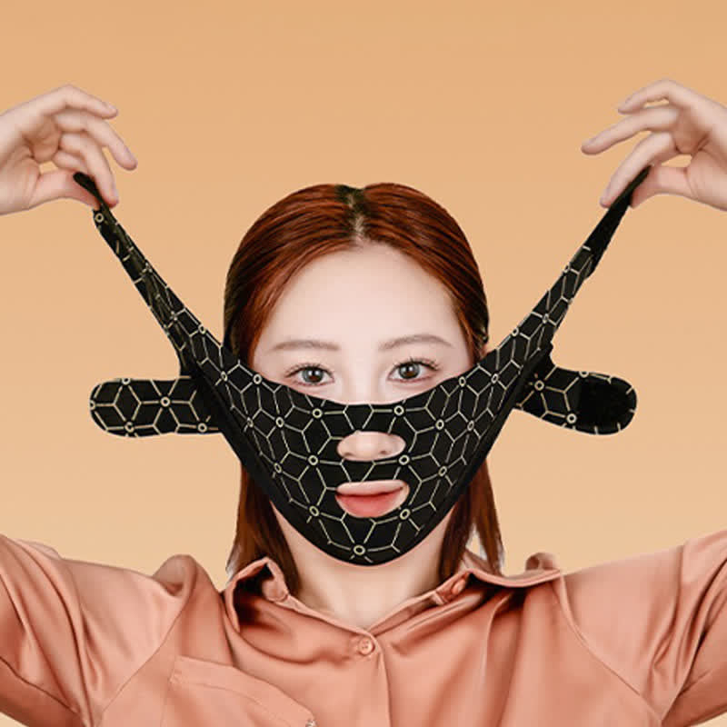 Schwarze und goldene Doppelschicht-Gesichtsmaske (3er-Pack) - image 6