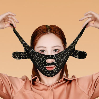 Schwarze und goldene Doppelschicht-Gesichtsmaske (3er-Pack) - image 6