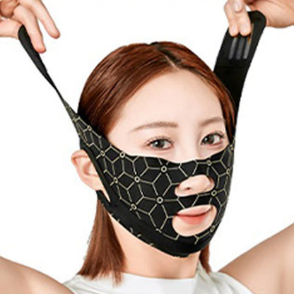 Schwarze und goldene Doppelschicht-Gesichtsmaske (3er-Pack) - image 2