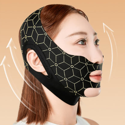 Schwarze und goldene Doppelschicht-Gesichtsmaske (3er-Pack) - image 4