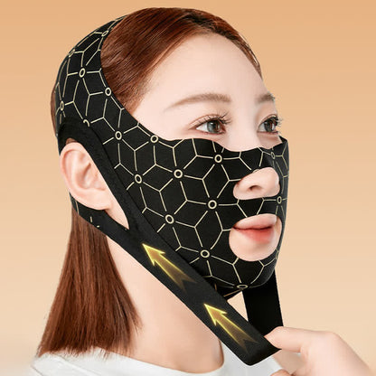 Schwarze und goldene Doppelschicht-Gesichtsmaske (3er-Pack) - image 5