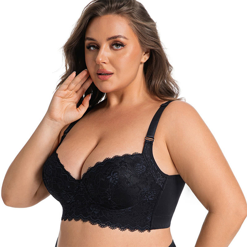 Elegante BHs aus Spitze mit vollständiger Abdeckung - Schwarz - 50 - F - image 0