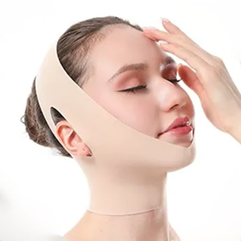 Hautton-elastische, verlängerte, physikalisch straffende Gesichtsmaske - image 2