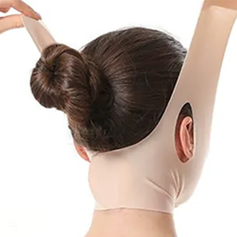 Hautton-elastische, verlängerte, physikalisch straffende Gesichtsmaske - image 4