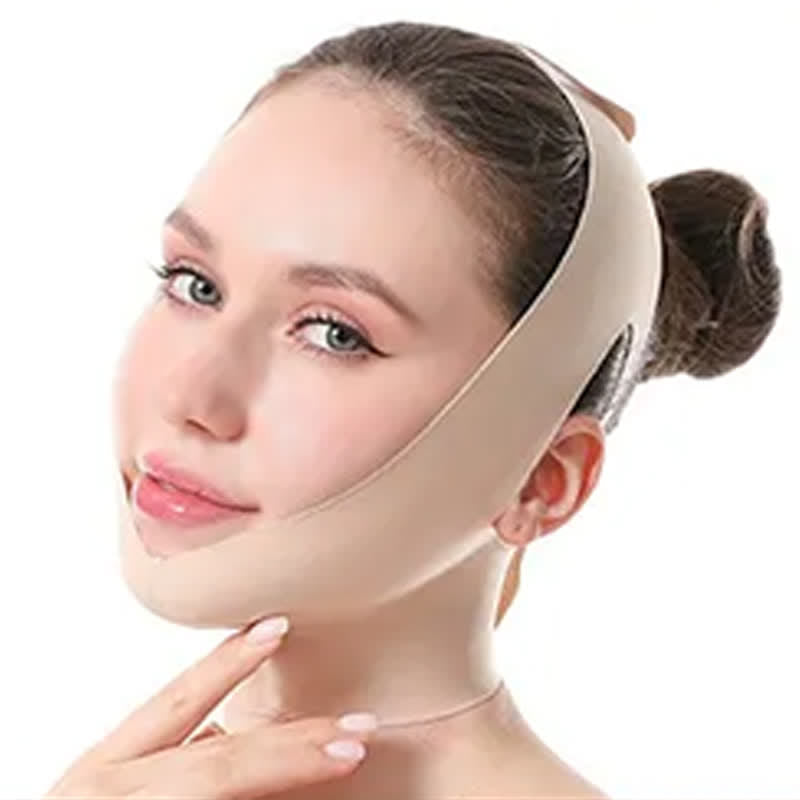 Hautton-elastische, verlängerte, physikalisch straffende Gesichtsmaske - image 1