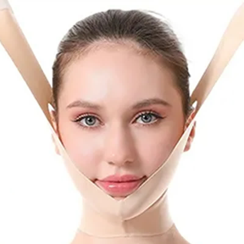 Hautton-elastische, verlängerte, physikalisch straffende Gesichtsmaske - image 5